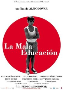 Cartaz do filme "Má Educação"